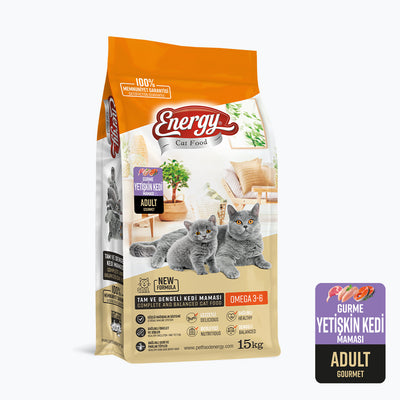 Energy Gurme Yetişkin Kedi Maması - 15 kg