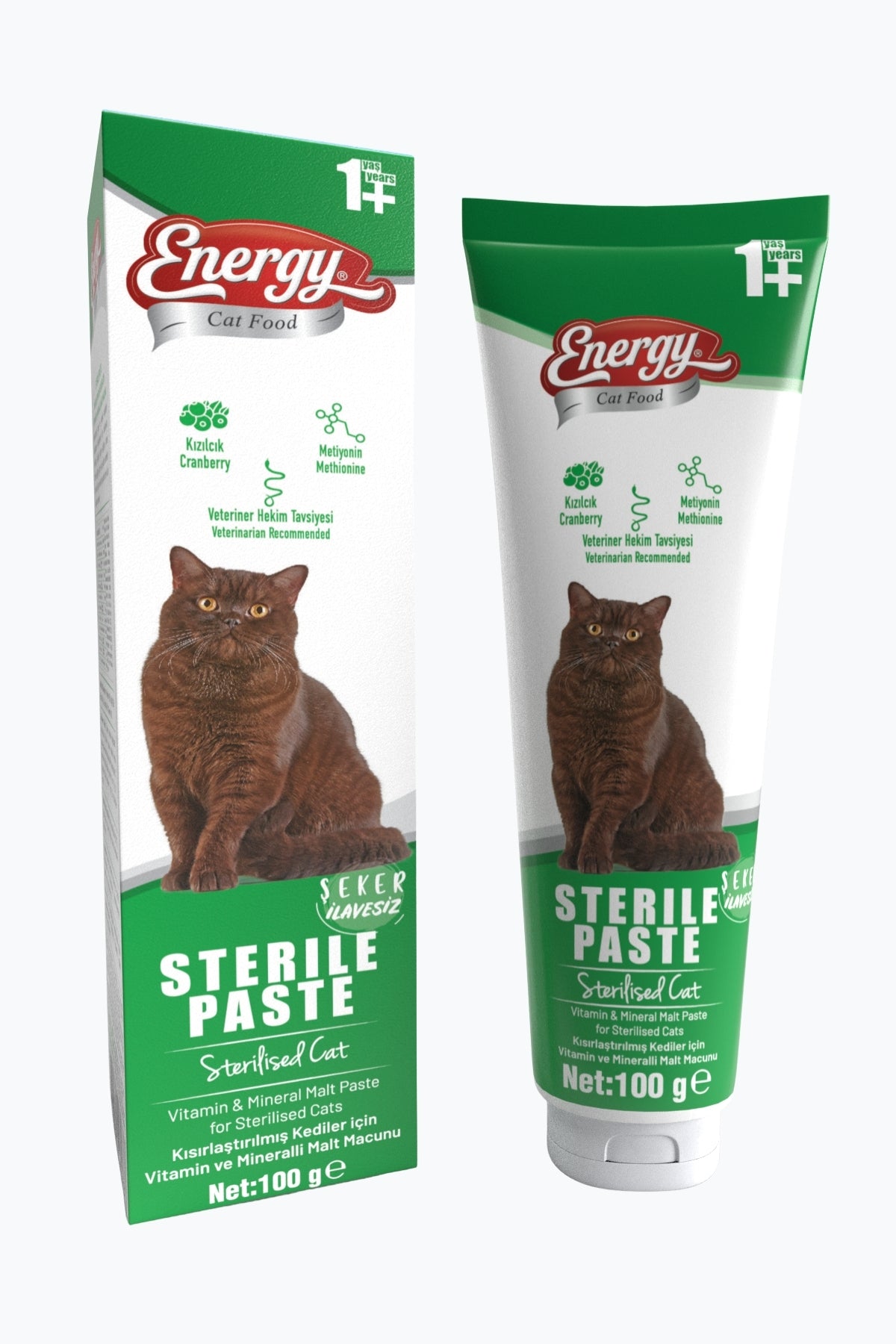 Energy Kısırlaştırılmış Kedi Paste - 100 g