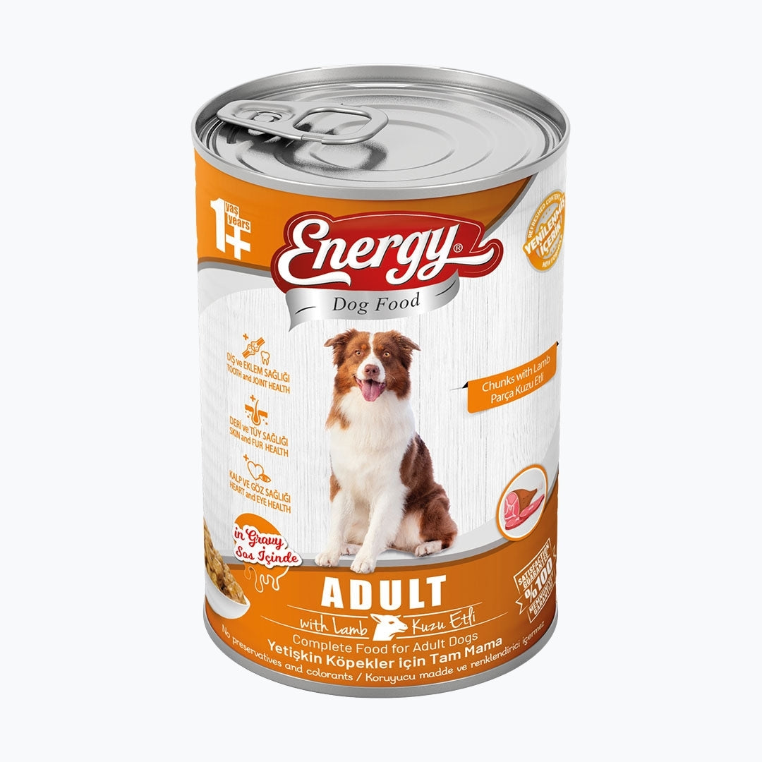 Energy Kuzu Etli Yetişkin Yaş Köpek Maması - 400 g