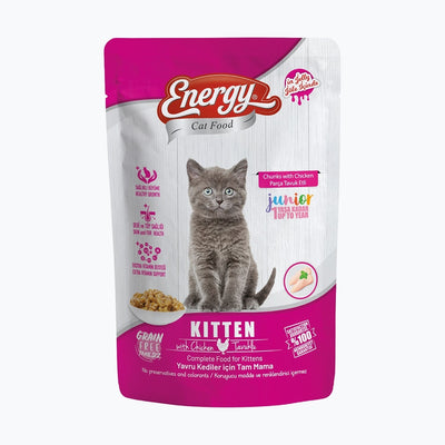 Energy Tavuklu Yavru Yaş Kedi Maması - 85 g