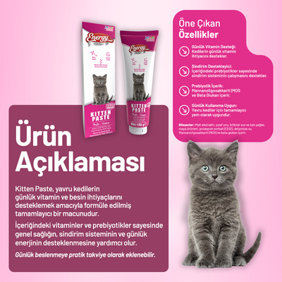 Energy Yavru Kedi Paste - 100 g