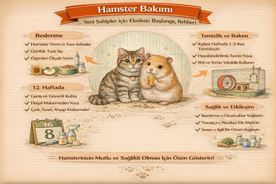 Hamster Bakımı: Yeni Sahipler için Eksiksiz Başlangıç Rehberi