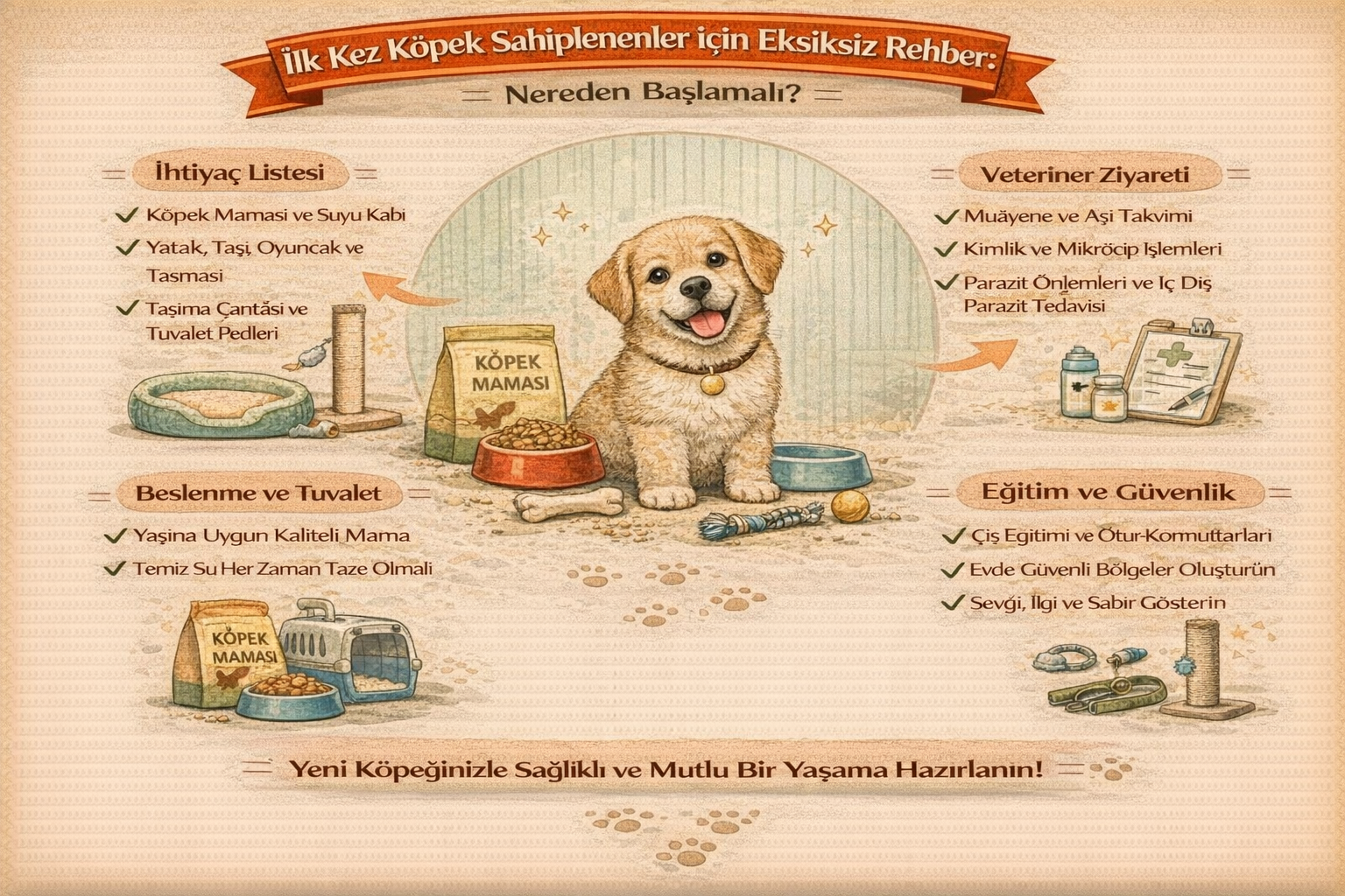 İlk Kez Köpek Sahiplenenler için Eksiksiz Rehber: Nereden Başlamalı?