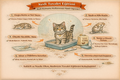 Kedi Tuvalet Eğitimi: Kedi Kumunu Kullanmayı Nasıl Öğrenir?