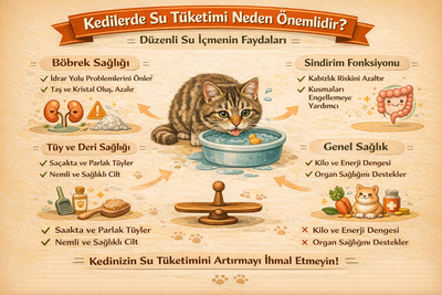Kedilerde Su Tüketimi Neden Önemlidir?