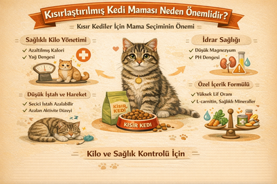 Kısırlaştırılmış Kedi Maması Neden Önemlidir?