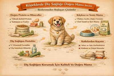 Köpeklerde Diş Sağlığı: Doğru Mama Seçimi Dişleri Nasıl Korur?