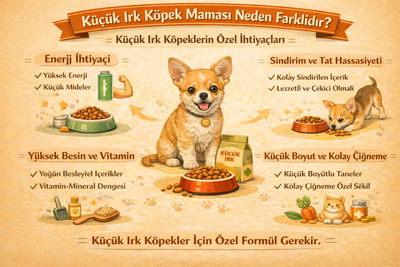 Küçük Irk Köpek Maması Neden Farklıdır?