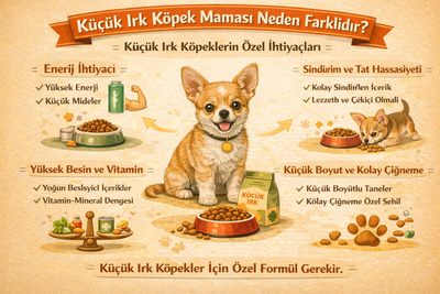 Küçük Irk Köpek Maması Neden Farklıdır?