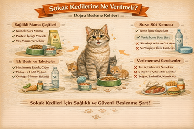 Sokak Kedilerine Ne Verilmeli? Doğru Besleme Rehberi