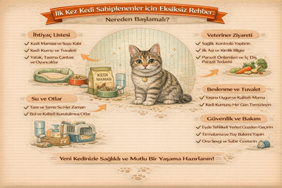 İlk Kez Kedi Sahiplenenler için Eksiksiz Rehber: Nereden Başlamalı?