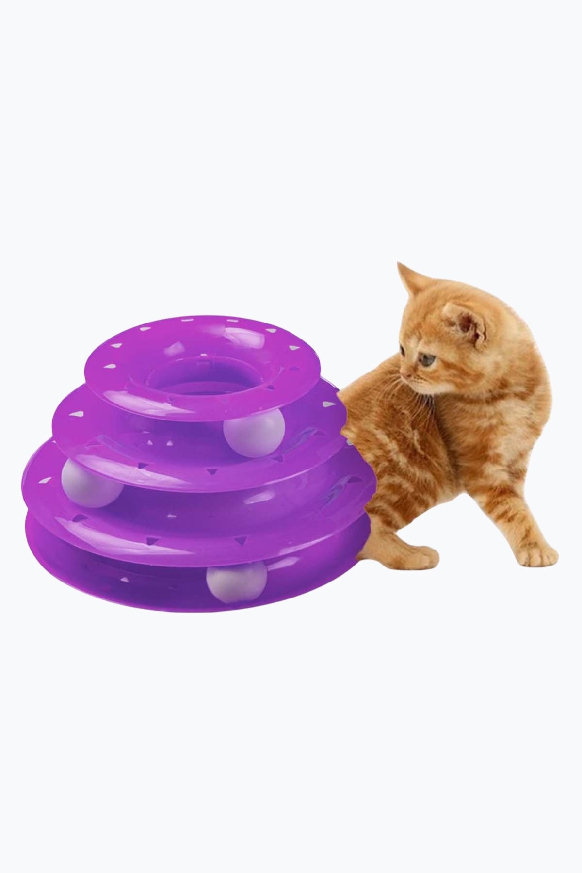 3 Katlı Kedi Oyuncağı