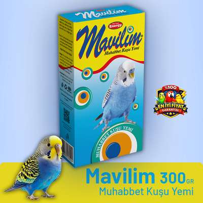 Mavilim Muhabbet Kuşu Yemi - 300 g