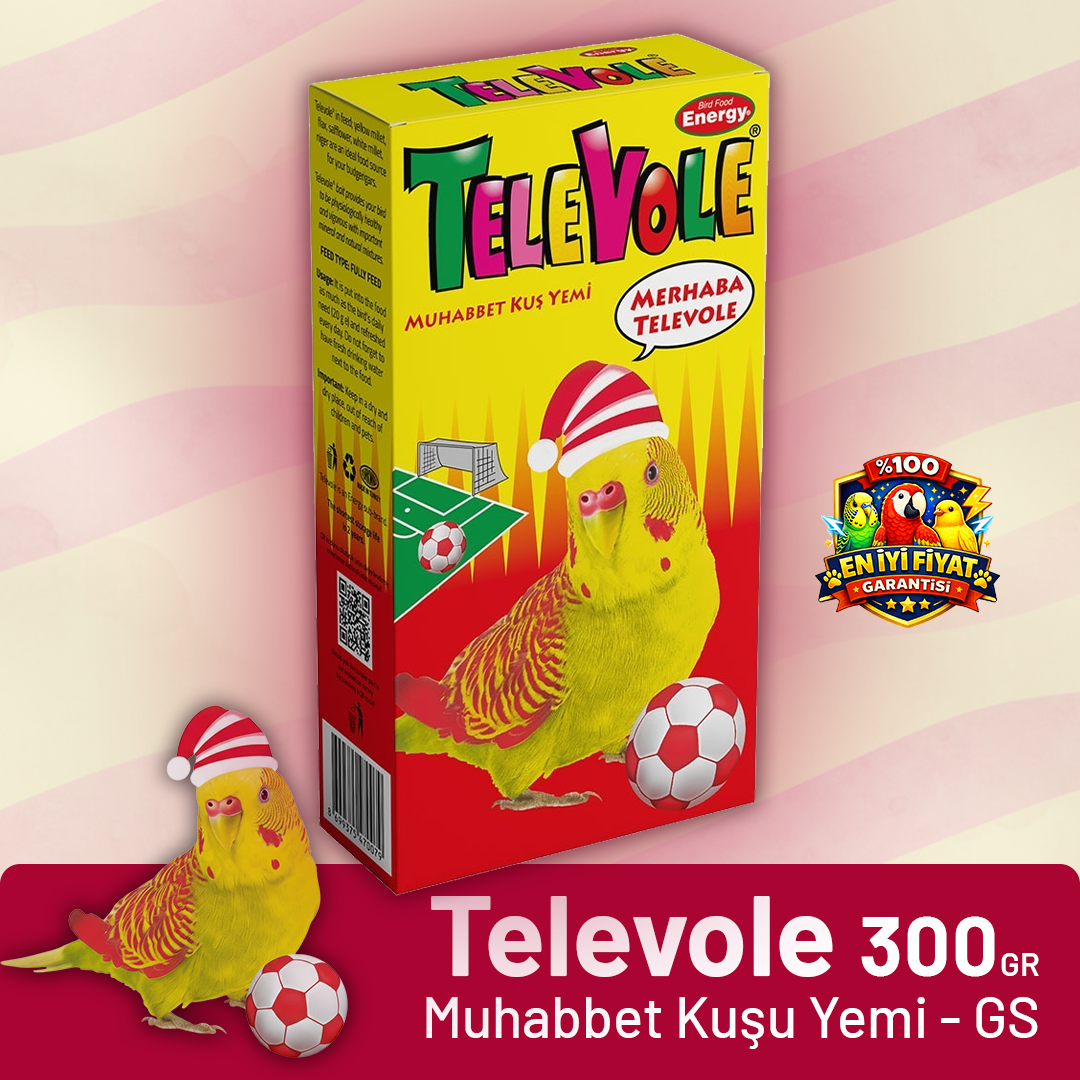 Televole Muhabbet Kuşu Yemi/GS - 300 g