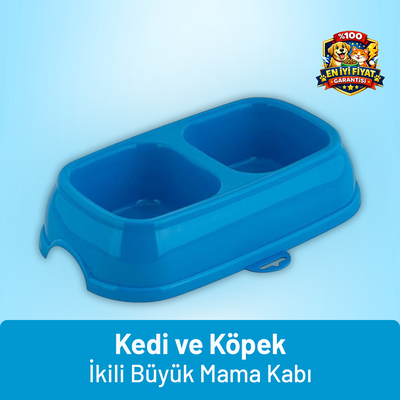 Kedi ve Köpek İkili Büyük Mama Kabı