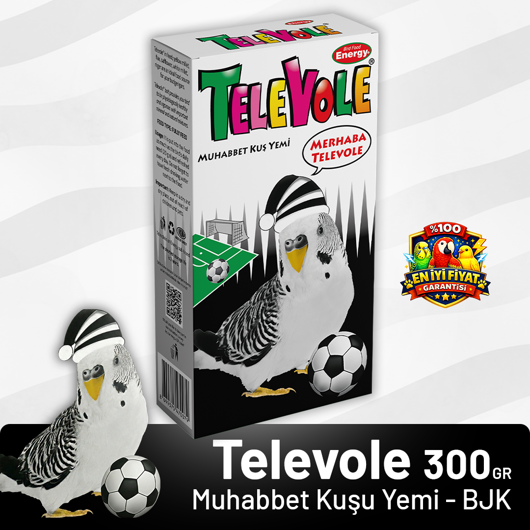 Televole Muhabbet Kuşu Yemi/BJK - 300 g