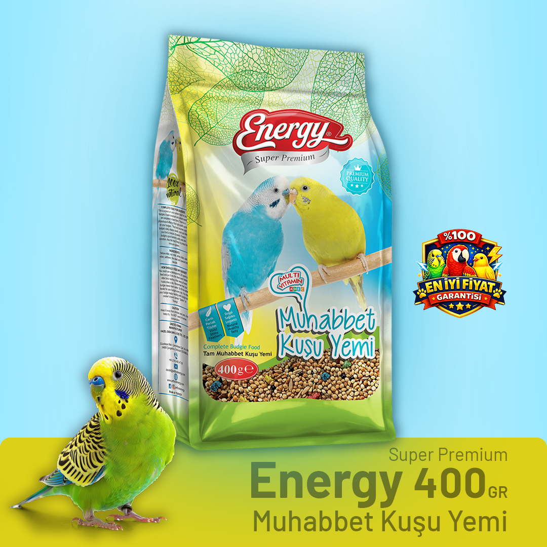 Super Premium Energy Muhabbet Kuşu Yemi 400 g