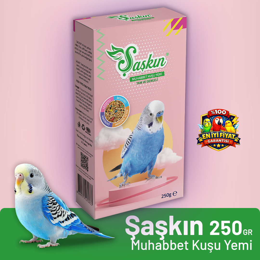 Şaşkın Muhabbet Kuşu Yemi - 250 g