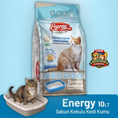 Super Premium Energy Kedi Kumu Sabun Kokulu 10 lt