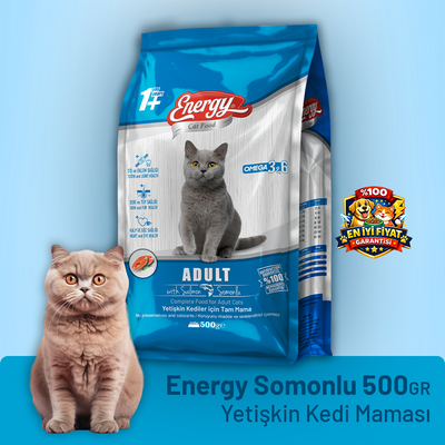 Energy Somonlu Yetişkin Kedi Maması - 500 g
