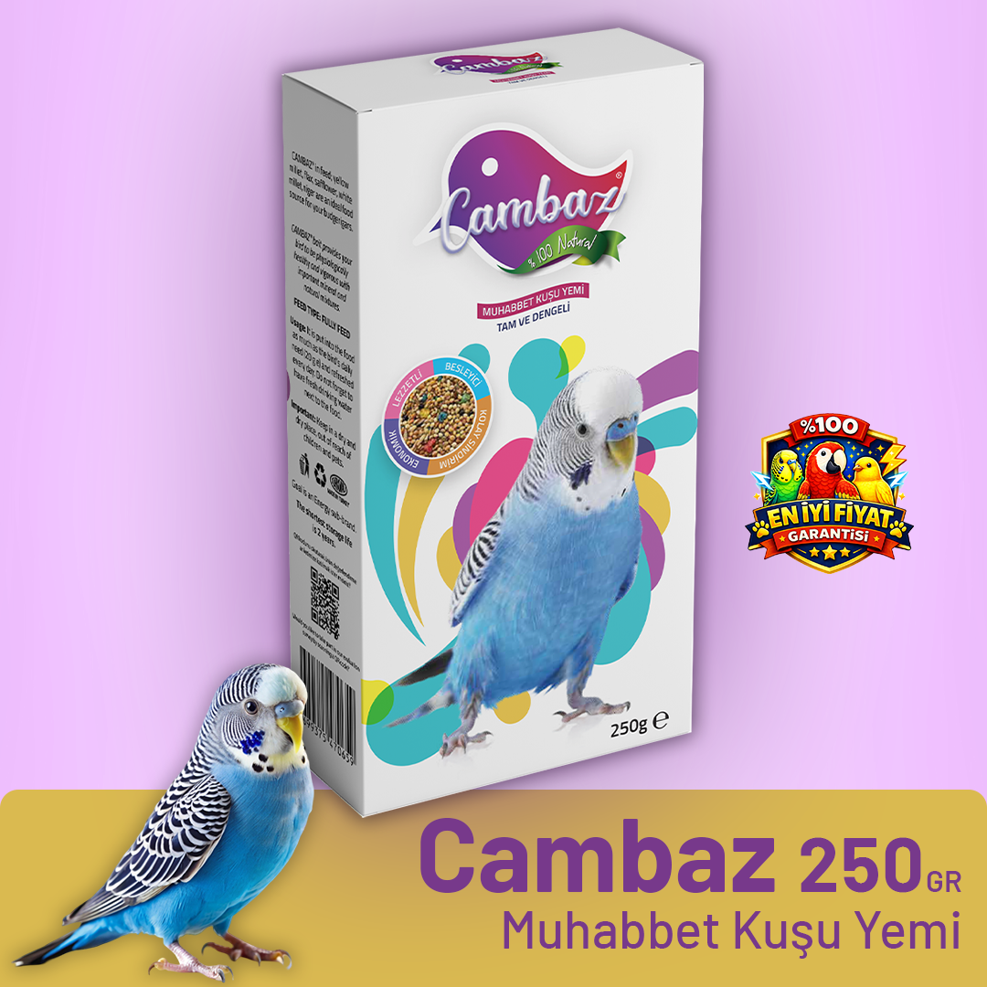 Cambaz Muhabbet Kuşu Yemi - 250 g