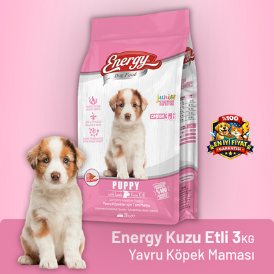 Energy Kuzu Etli Yavru Köpek Maması - 3 kg