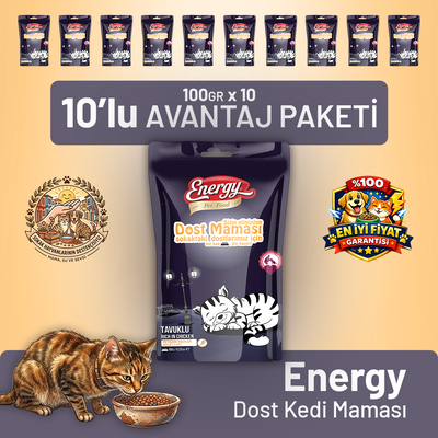 Dost Kedi Maması - 10 Adet