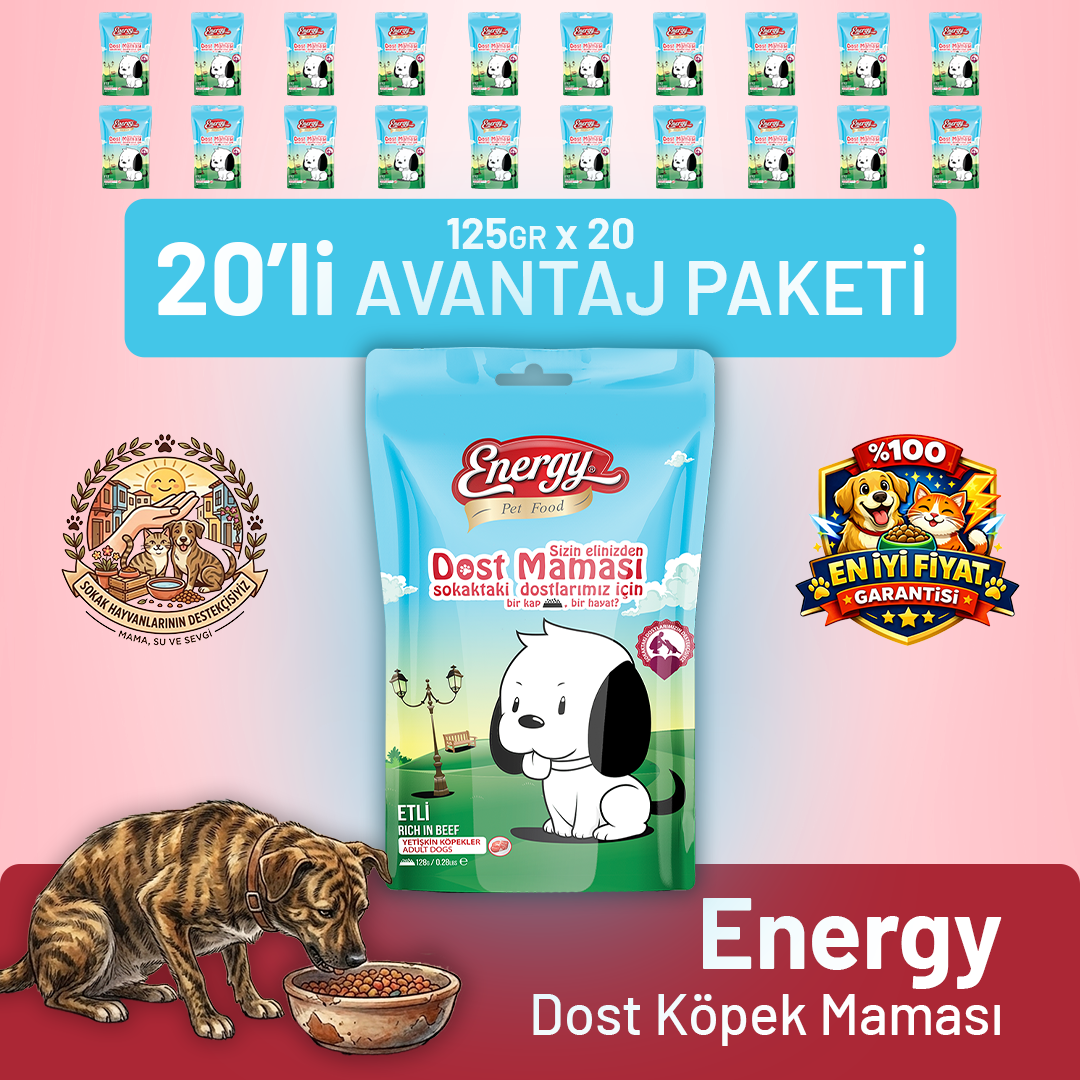 Dost Köpek Maması - 20 Adet