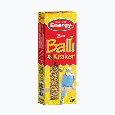 Energy Ballı Muhabbet Kuşu Krakeri - 3'lü
