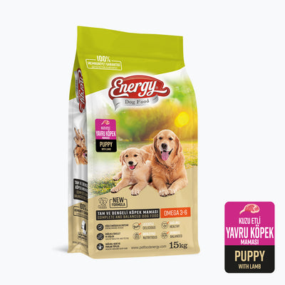 Energy Kuzu Etli Yavru Köpek Maması - 15 kg