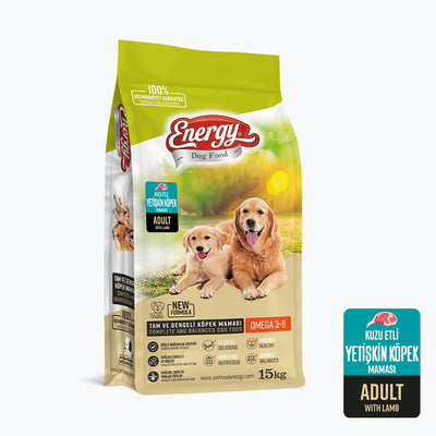 Energy Kuzu Etli Yetişkin Köpek Maması - 15 kg