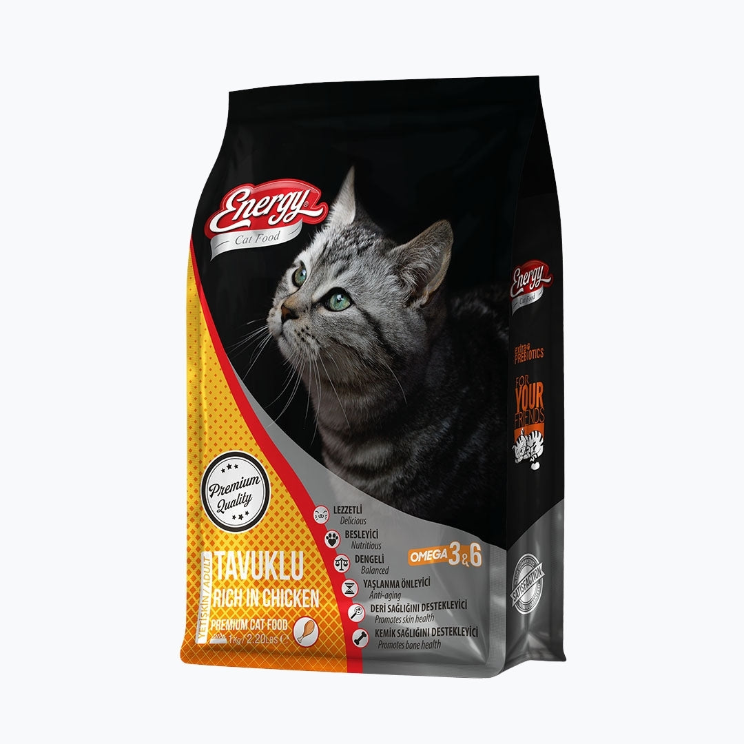 Energy Tavuklu Yetişkin Kedi Maması - 1 kg