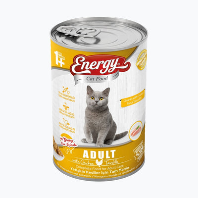 Energy Tavuklu Yetişkin Yaş Kedi Maması - 400 g