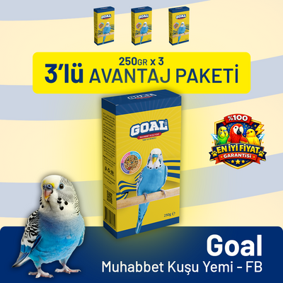 Goal Muhabbet Kuşu Yemi/FB 250 g - 3 Adet