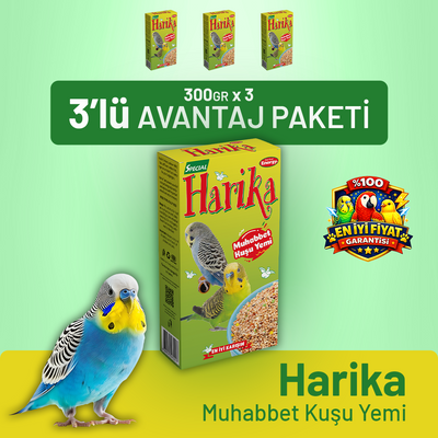 Harika Muhabbet Kuşu Yemi - 3 Adet