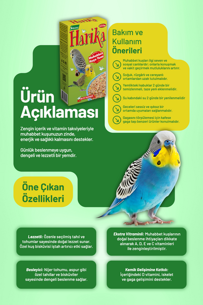 Harika Muhabbet Kuşu Yemi - 300 g