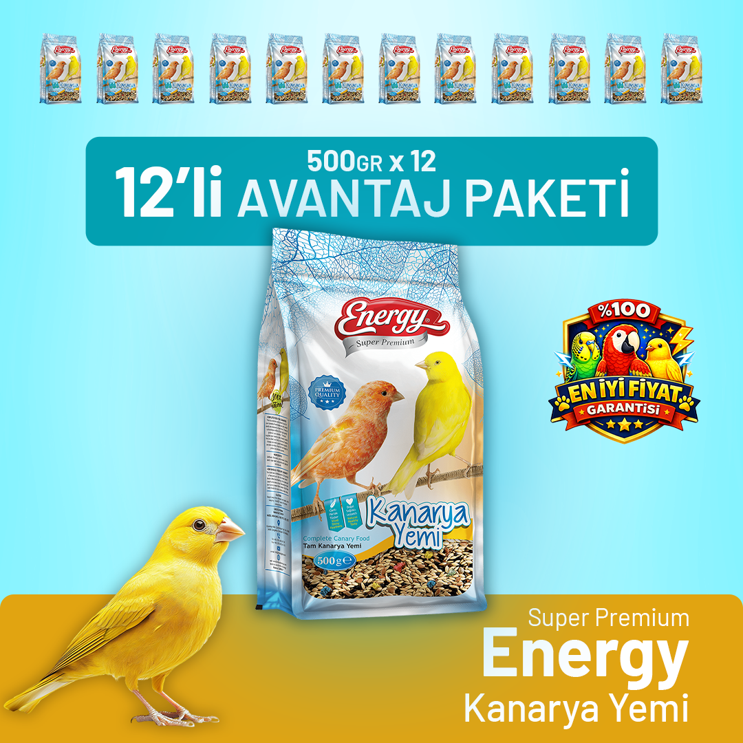 Kanarya Yemi 500 g - 12 Adet