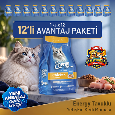 Tavuklu Yetişkin Kedi Maması - 12 Adet