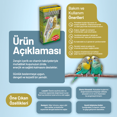 Muhabbet Muhabbet Kuşu Yemi - 300 g