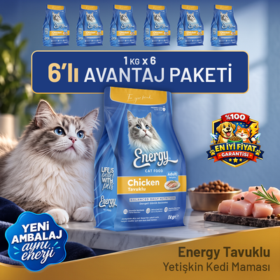 Tavuklu Yetişkin Kedi Maması - 6 Adet