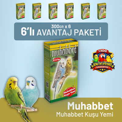 Muhabbet Muhabbet Kuşu Yemi - 6 Adet