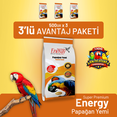 Papağan Yemi 500 g - 3 Adet
