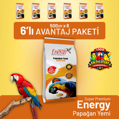 Papağan Yemi 500 g - 6 Adet