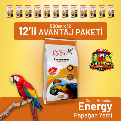 Papağan Yemi 500 g - 12 Adet