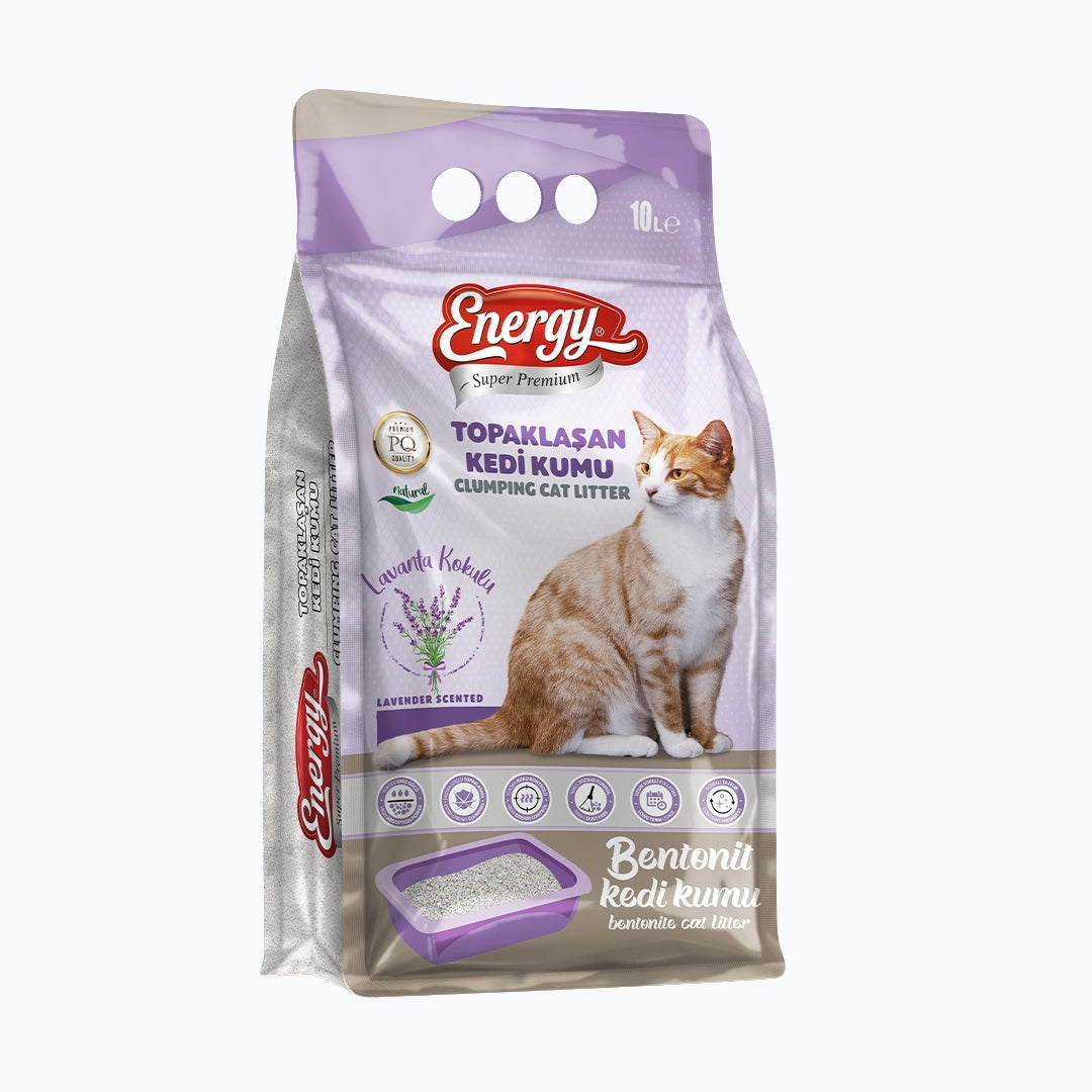 Super Premium Energy Kedi Kumu Lavanta Kokulu 10 lt