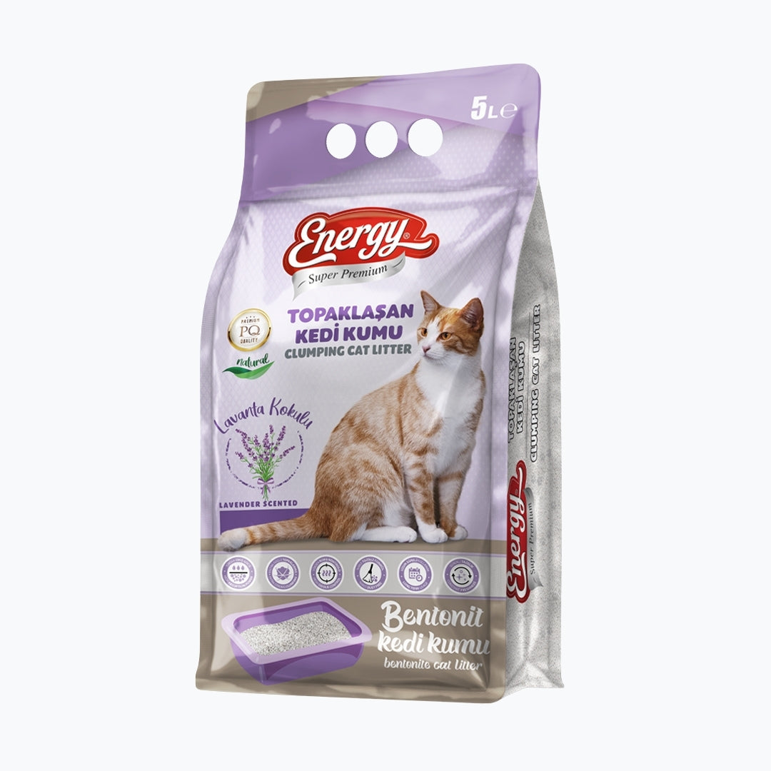 Super Premium Energy Kedi Kumu Lavanta Kokulu 5 lt