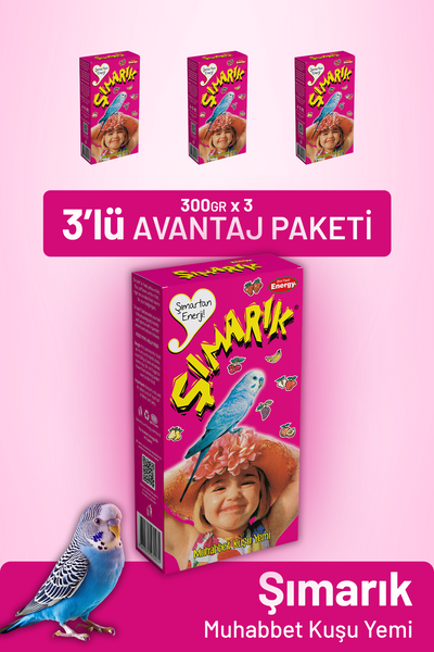 Şımarık Muhabbet Kuşu Yemi - 3 Adet