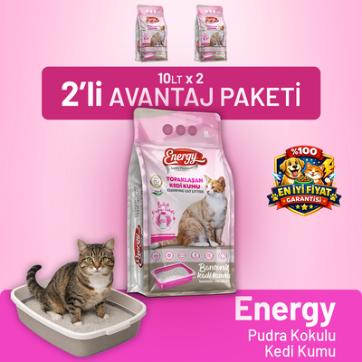 Kedi Kumu Pudra Kokulu 10 lt - 2 Adet