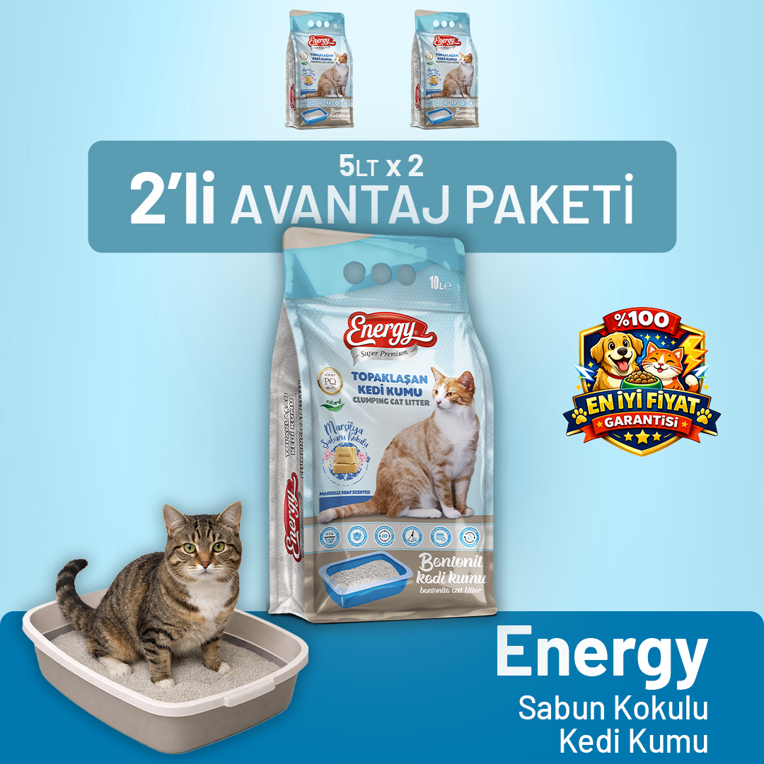 Kedi Kumu Sabun Kokulu 10 lt - 2 Adet