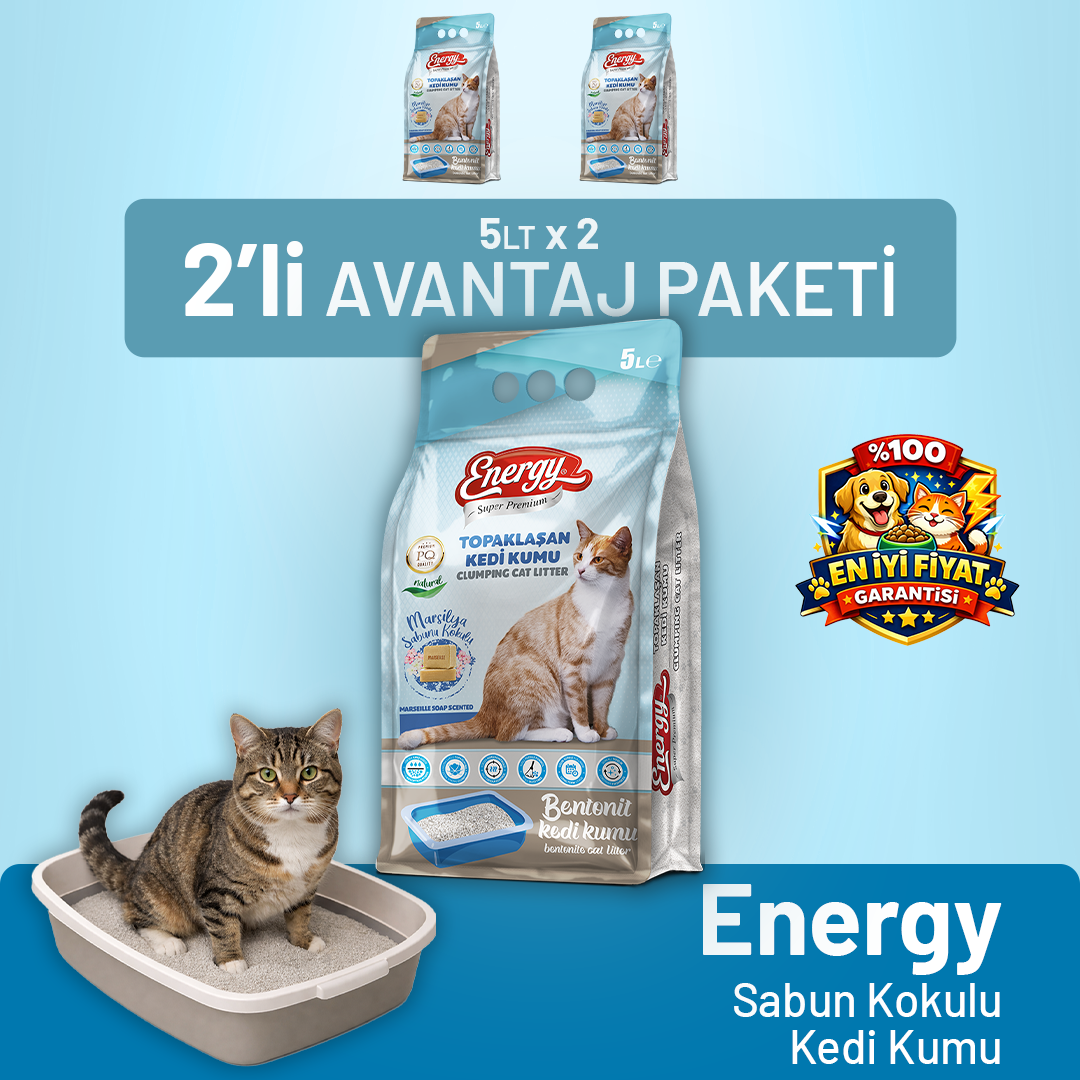 Kedi Kumu Sabun Kokulu 5 lt - 2 Adet